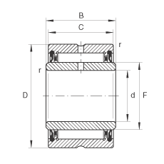 LS NA4906-2RSR, ߴϵ 49ɂ(c)ܷ