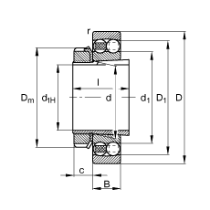 {S 2305-K-TVH-C3 + H2305,  DIN 630  DIN 5415 ˜ʵҪߴ, F׺;o