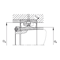 {ĝLS 23260-K-MB, (j) DIN 635-2 ˜ʵҪߴ, FףF 1:12